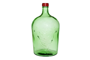 Бутыль "Виноград" зеленая ТО d38 5л.